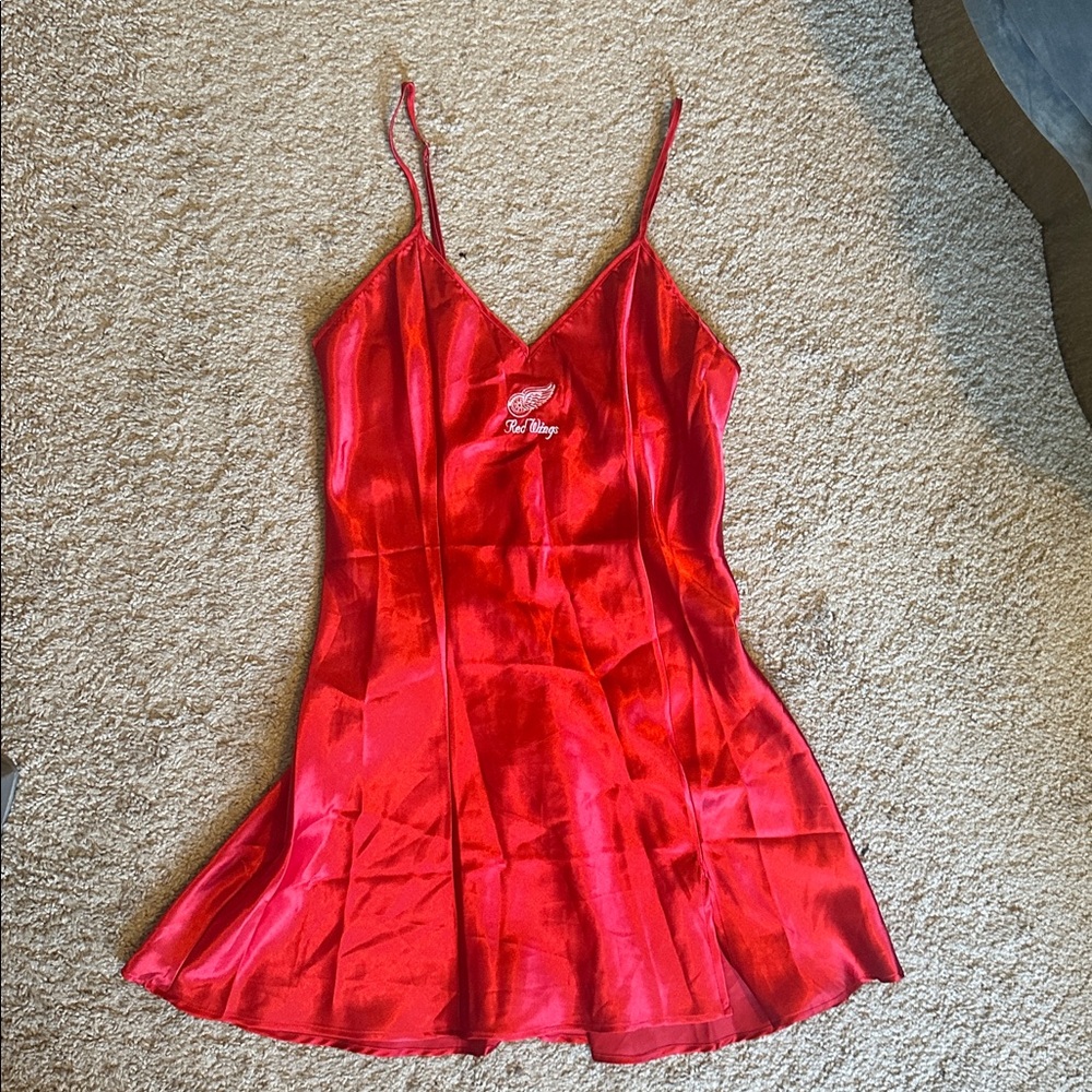 Red wings Y2K Vintage Red Slip Dress